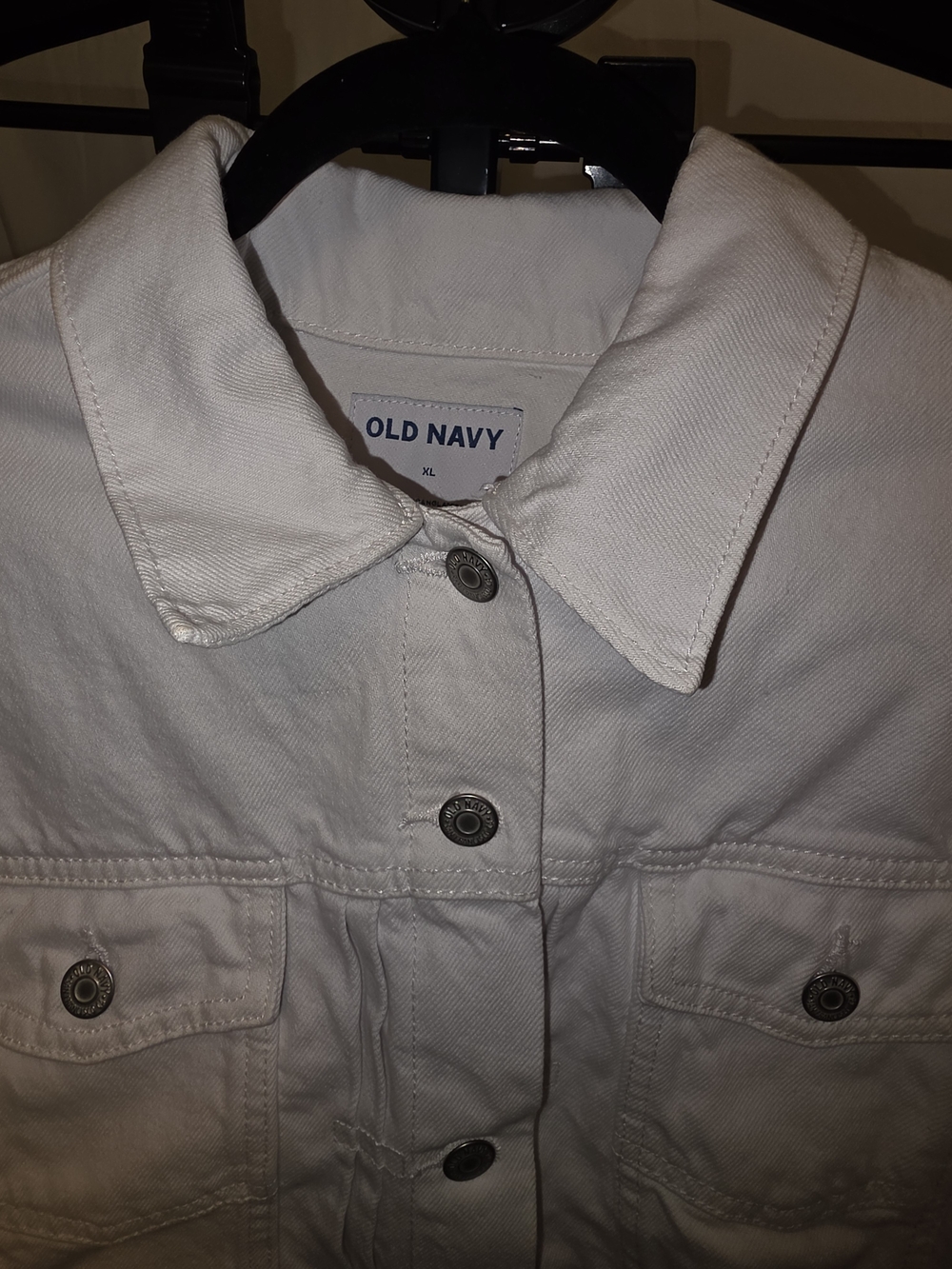 Old Navy Women's Whitee Button-Front Jean Jacket